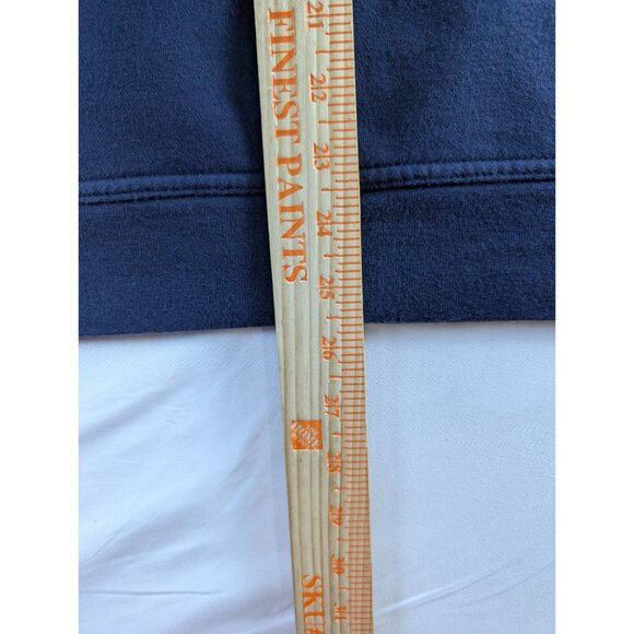 Holiday Editions Womens 2X Navy Blue Snowman Sweatshirt Cotton Blend Long Sleeve - Picture 6 of 10